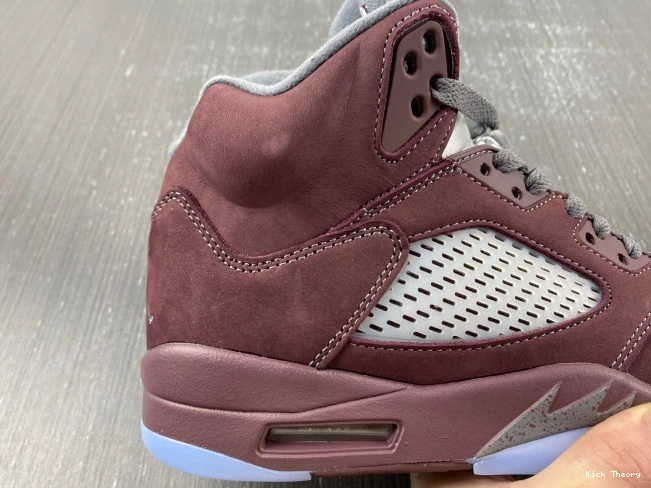 Kick Theory Jordan 5 Air Burgundy DZ4131-600 0807